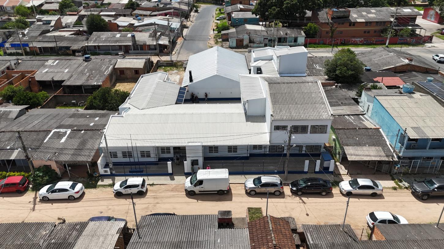 Com investimento de R$ 2,2 milhões, obra da nova estrutura da escola Três Patinhos é concluída na São Jorge