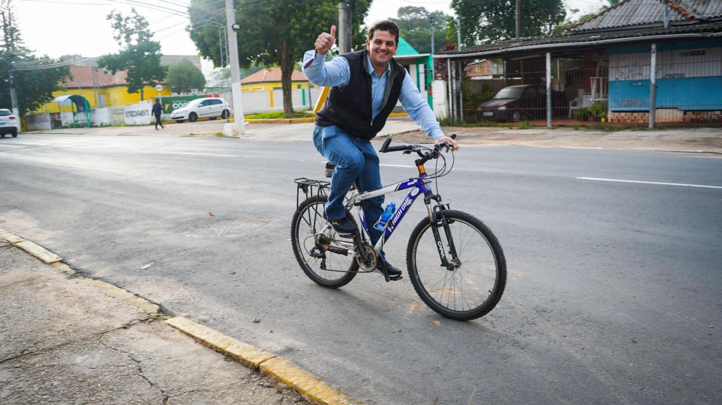 Maranata viajará de bicicleta até Joinville para agradecer ao apoio prestado após as enchentes