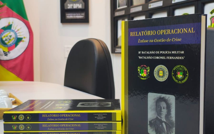 Brigada Militar de Guaíba e região lança livro sobre a atuação na enchente de 2024