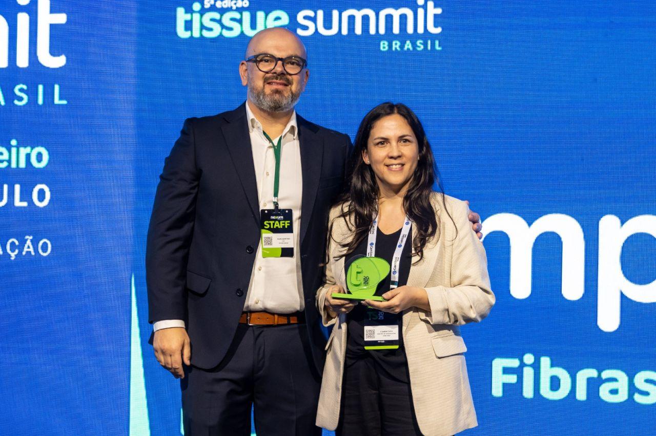 CMPC recebe o prêmio Tissue On-line 2025 em São Paulo