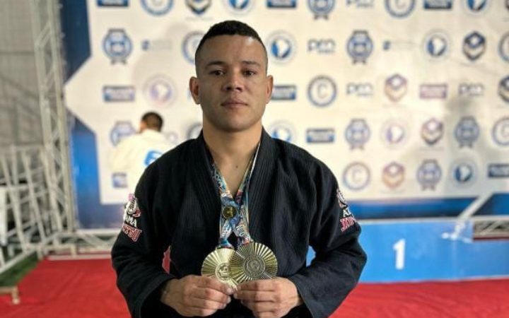Atleta Jeremias Teixeira, de Guaíba, conquista o vice-campeonato da Copa Summer de Jiu-Jitsu
