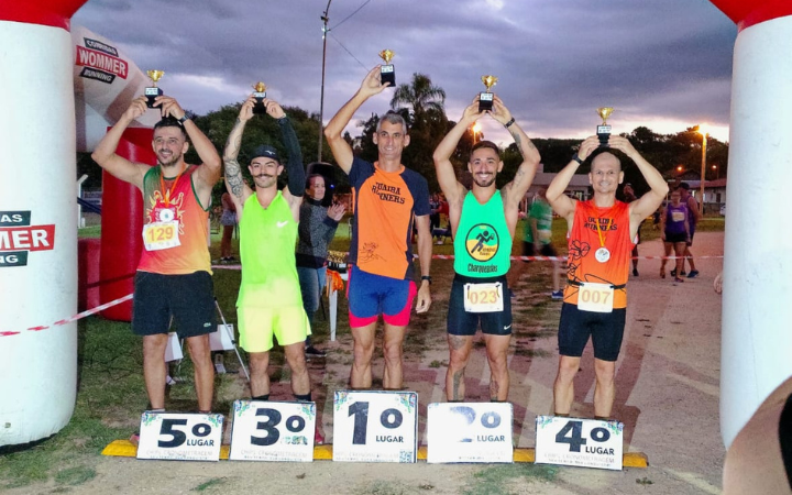 Atleta guaibense Rodrigo Cardoso vence corrida solidária em Arroio dos Ratos