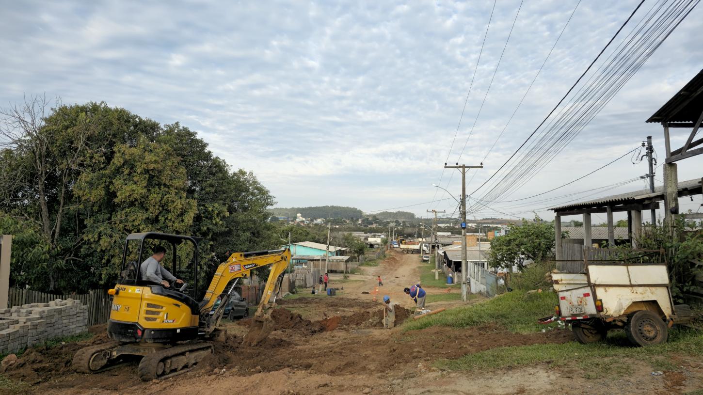 Corsan explica sobre as obras de coleta e tratamento de esgoto que podem despoluir o arroio Passo Fundo, em Guaíba
