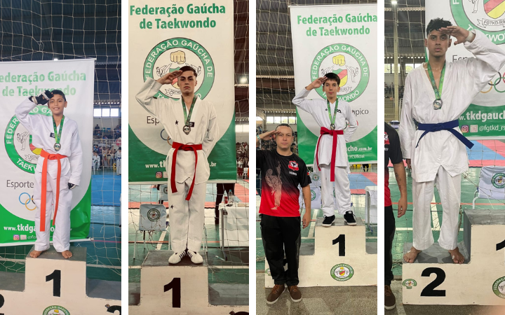 Equipe Bertotti conquista 15 medalhas na 2ª etapa do Campeonato Gaúcho de Taekwondo, em Eldorado do Sul