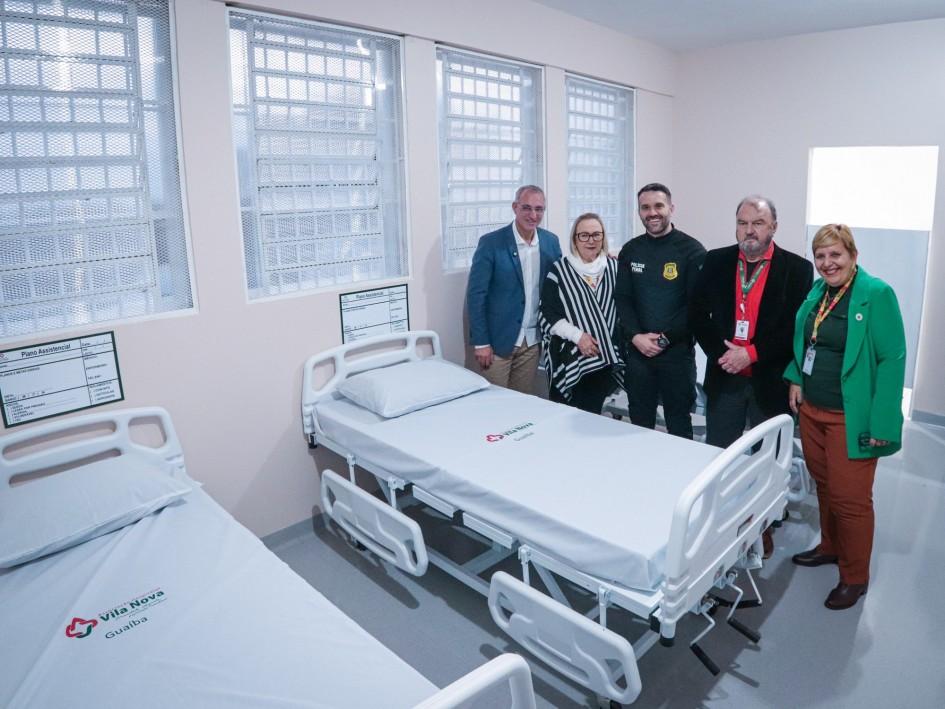 Hospital Regional Nelson Cornetet, em Guaíba, inaugura ala de saúde mental para mulheres apenadas