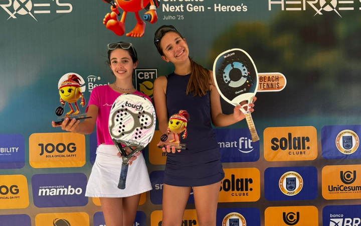 Jovem guaibense Manuela Lucher é convocada para disputar o Pan-Americano de Beach Tennis, em São Paulo