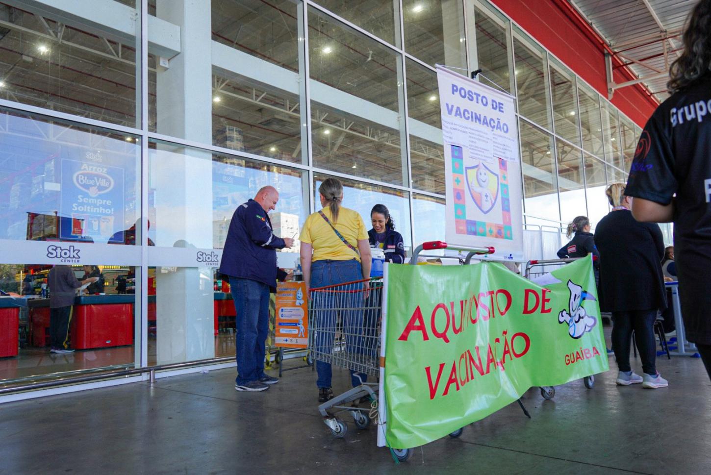 Guaíba supera 1 mil doses aplicadas em ações de vacinação contra a gripe no Stock Center