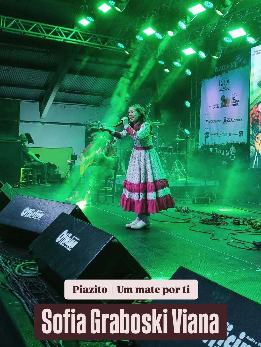 Uma pequena notável, Sofia Graboski transforma músicas conhecidas em verdadeiras obras de arte