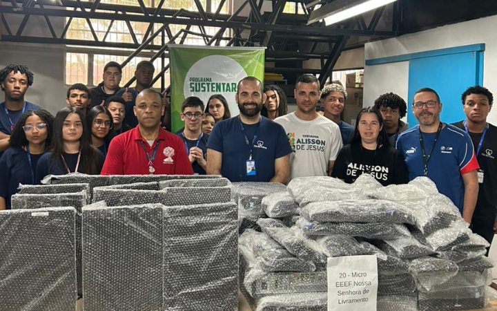 Escolas de Guaíba recebem doação de 20 novos computadores