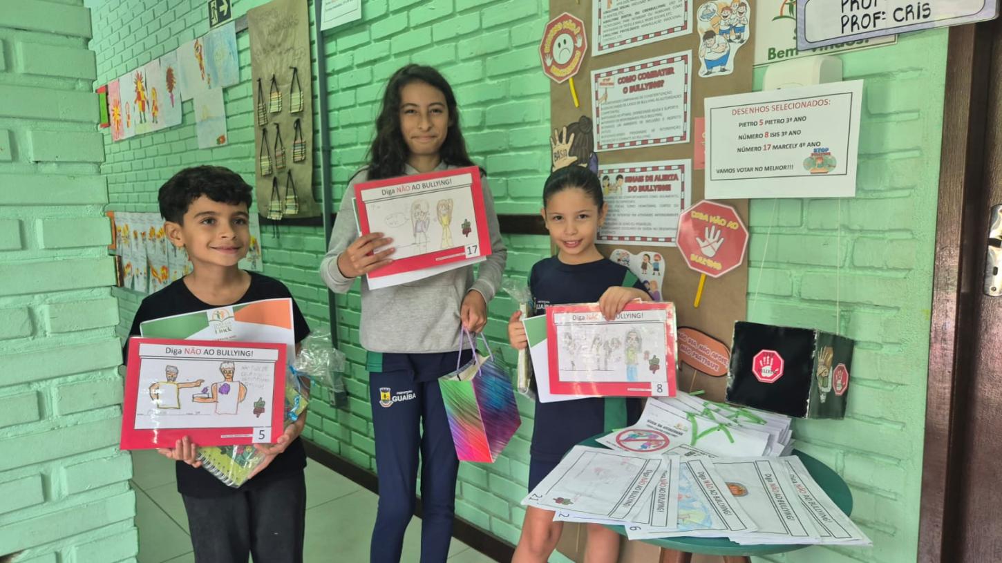 Escola Frederico Linck promove concurso de desenhos contra o bullying