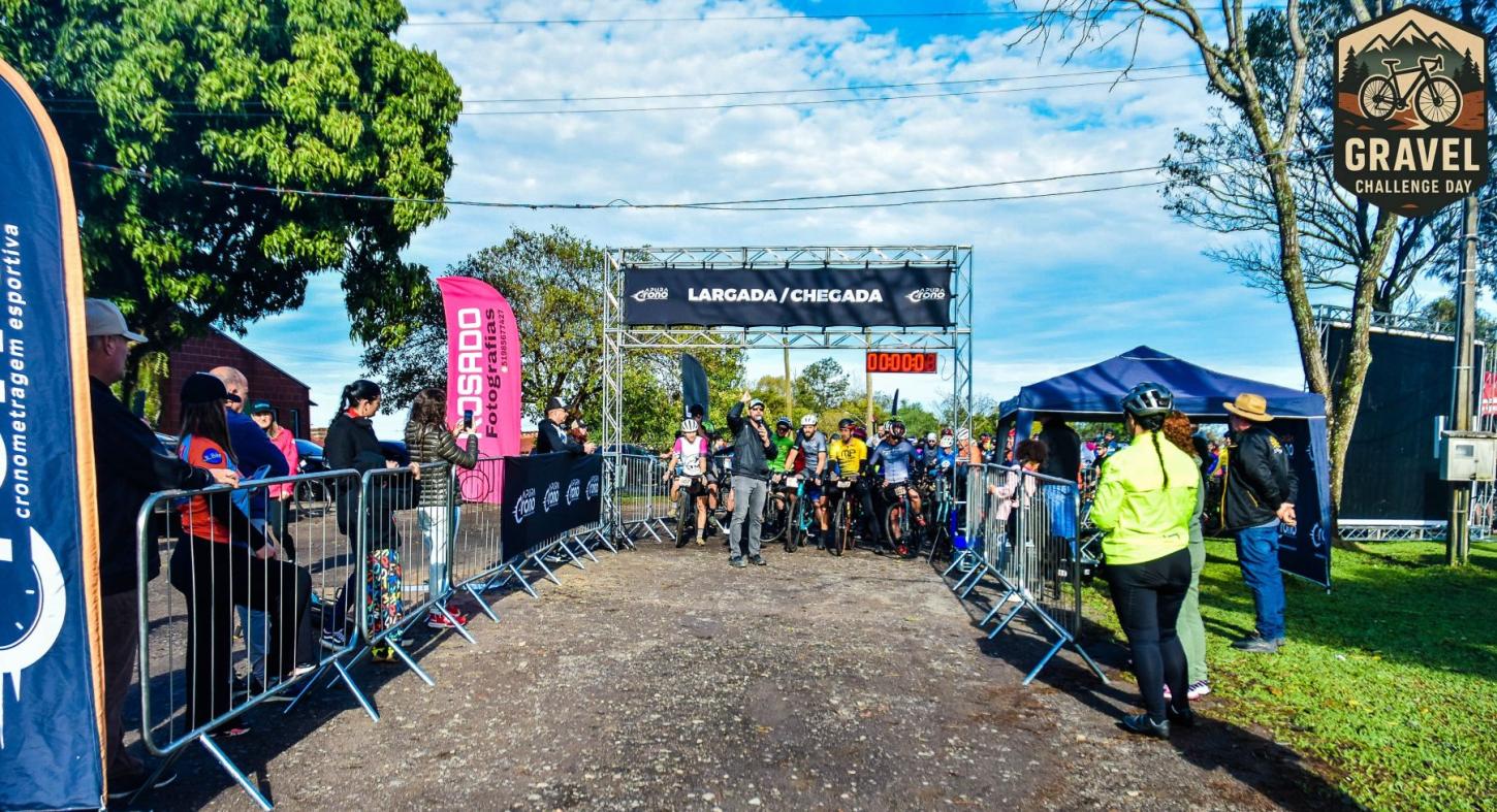 Estão abertas as inscrições para o evento ciclístico Gravel Challenge Day; prova ocorre em 26 de julho