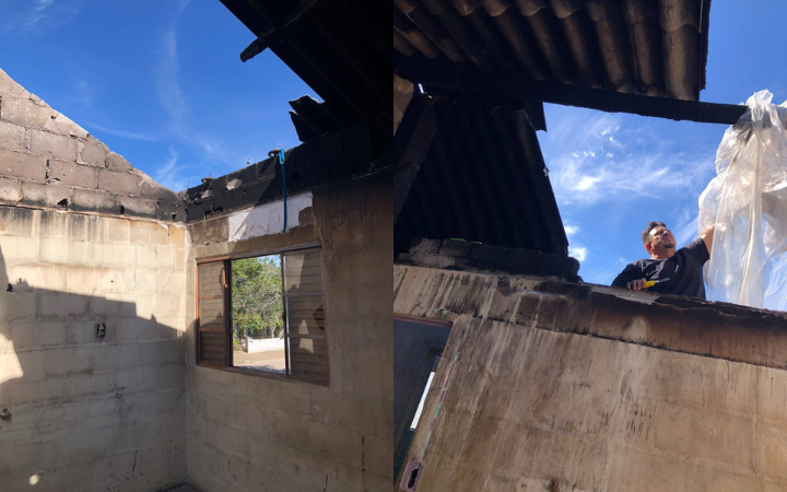 Ex-embaixatriz da terceira idade do Carnaval pede ajuda após incêndio atingir sua casa em Guaíba